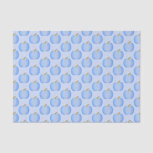 Cute Blue Baby Boy Pumpkin Patterned Tissuepapier