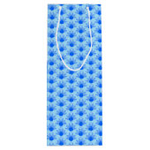 Cute Blue Baby Boy Thanksgiving Turkey Custom Wijn Cadeautas (Achterkant)