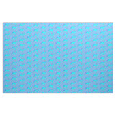 Cute Blue Baby Boy Unicorn Patterned Stof (Yard (91,4 cm))
