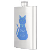 Cute Blue Baby Cat Custom Dad to be Flacon (Links)