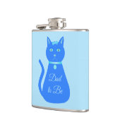 Cute Blue Baby Cat Custom Dad to be Heupfles (Links)