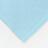 Cute Blue Baby Cat Custom Ma Fleece Deken (Hoek)