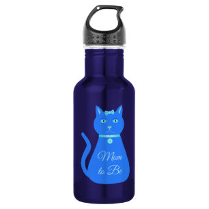 Cute Blue Baby Cat Custom Ma Waterfles