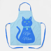 Cute Blue Baby Cat Custom New Mama Schort (Voorkant)