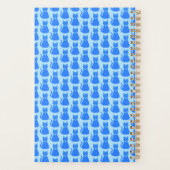 Cute Blue Baby Cat Custom Pregnancy Planner (Achterkant)