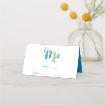 Cute Blue Baby Illustration Baby shower