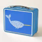 Cute Blue Baby Narwhal (Achterkant)