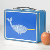 Cute Blue Baby Narwhal (In situ)