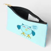 Cute Blue Baby Owl Etui (Open)