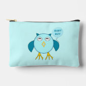 Cute Blue Baby Owl Etui (Voorkant)