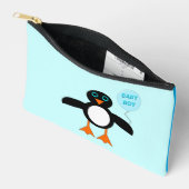 Cute Blue Baby Penguin Etui (Open)