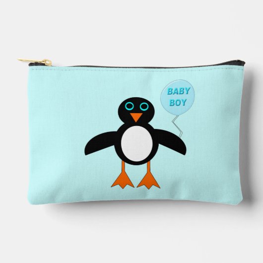 Cute Blue Baby Penguin Etui (Voorkant)