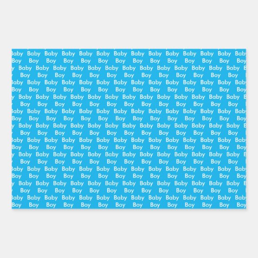 Cute Blue Baby Penguin Inpakpapier Vel (Voorkant 2)