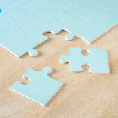Cute Blue Baby Penguin Puzzle Legpuzzel (Zijkant)