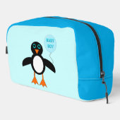 Cute Blue Baby Penguin Toilettasje (Rechterhoek)