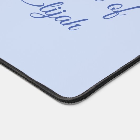 Cute Blue Baby Pumpkin - Aangepast Bureaumat (Hoek)