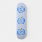 Cute Blue Baby Pumpkin - Aangepast Persoonlijk Skateboard (Voorkant)