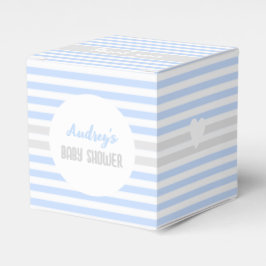Cute Blue Baby shower Favor Box Bedankdoosjes
