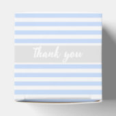 Cute Blue Baby shower Favor Box Bedankdoosjes (Bovenkant)
