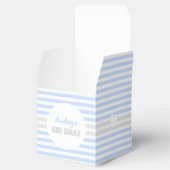 Cute Blue Baby shower Favor Box Bedankdoosjes (Geopend)