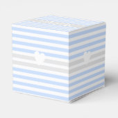 Cute Blue Baby shower Favor Box Bedankdoosjes (Achterkant)