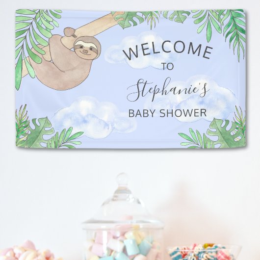 Cute Blue Baby Sleuth Baby shower Spandoek