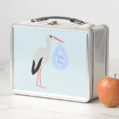 Cute Blue Baby Stork (In situ)