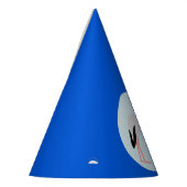 Cute Blue Baby Stork Baby shower Feesthoedjes (Links)