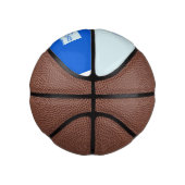 Cute Blue Baby Stork Custom Basketbal (Rechts)
