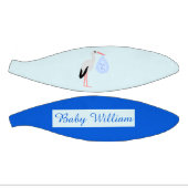 Cute Blue Baby Stork Custom Basketbal (Panelen)