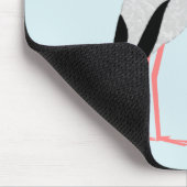 Cute Blue Baby Stork Muismat (Hoek)