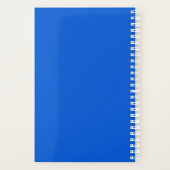 Cute Blue Baby Stork Planner (Achterkant)