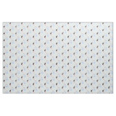 Cute Blue Baby Stork Stof (Fat Quarter)