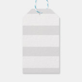 Cute Blue Baby Whale Het is een Baby shower Label Cadeaulabel (Achterkant)