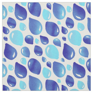 Cute Blue Balloon Pattern Kinder  Stof