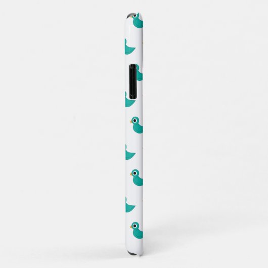 Cute blue bird Case-Mate iPhone case (Achterkant/rechts)