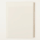 Cute Blue Bird Dagelijkse Levensplanner Planner (Achterkant)