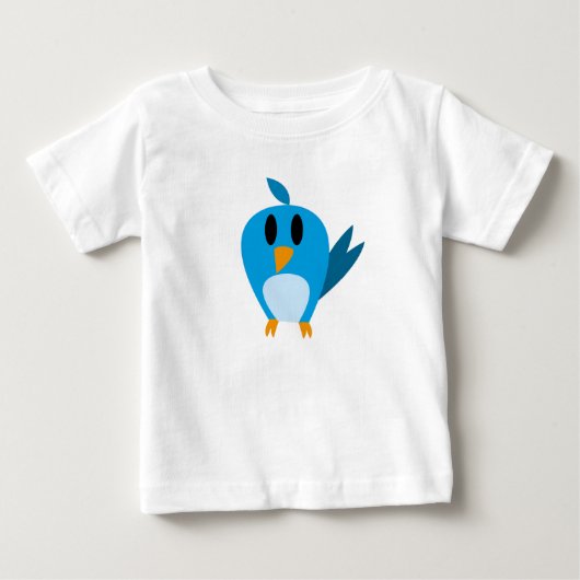Cute Blue Bird Design (Voorkant)