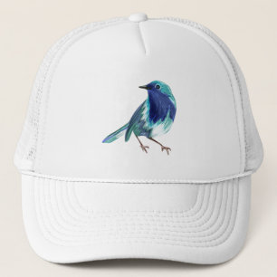 Cute blue bird trucker pet