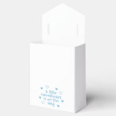 Cute Blue Boy Baby shower Bedankdoosjes (Geopend)