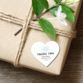 Cute Blue Boy Baby shower Hart Sticker