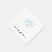 Cute Blue Boy Baby shower Napkins Servet (Hoek)