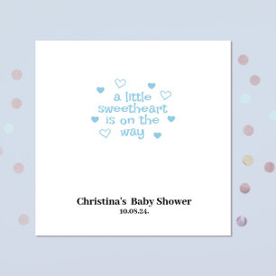 Cute Blue Boy Baby shower Napkins Servet