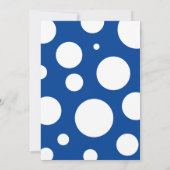 Cute Blue Boy Preschool Afstuderen Kaart (Achterkant)