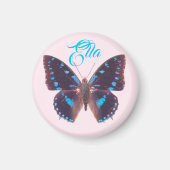 Cute Blue Butterfly Magnet (Voorkant)