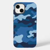 Cute Blue Camouflage Case-Mate iPhone Case (Achterkant)