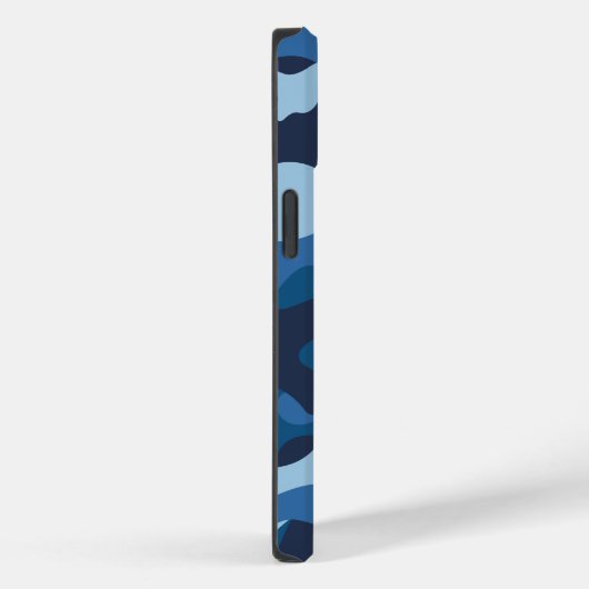 Cute Blue Camouflage Case-Mate iPhone Case (Achterkant / Rechts)