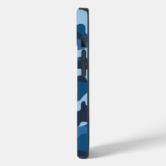 Cute Blue Camouflage Case-Mate iPhone Case (Achterkant / Links)