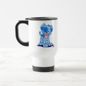 Cute Blue Cartoon Puppy Reisbeker (Links)
