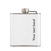 Cute blue cat cartoon heupfles (Achterkant)